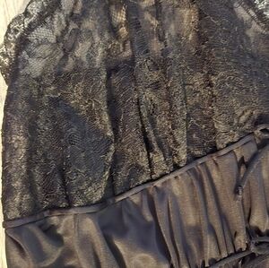 Vintage Black Night Gown